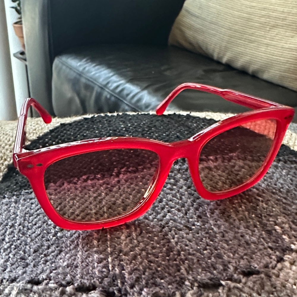 Isabel Marant Adult Vibrant Red  Sunglasses